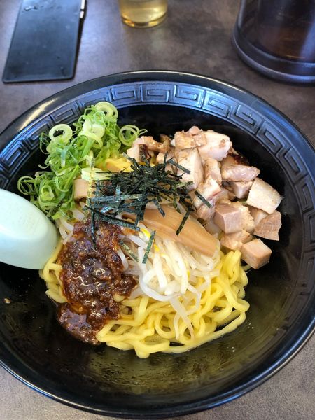 「ハルピン油そば」@ハルピンラーメン 下諏訪町役場前店の写真