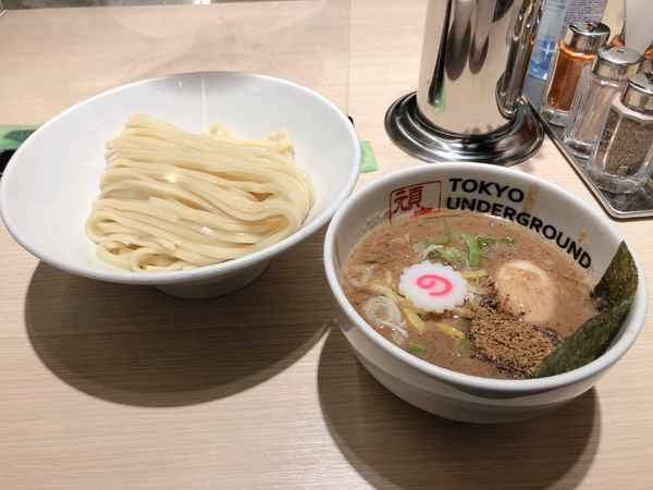 「つけめん　味玉」@TOKYO UNDER GROUND RAMEN 頑者の写真