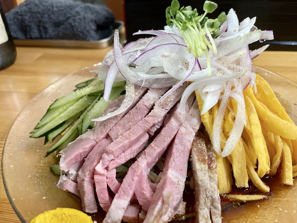 「キリン一番搾り生 中瓶 → 冷やし中華」@中華そば こてつの写真