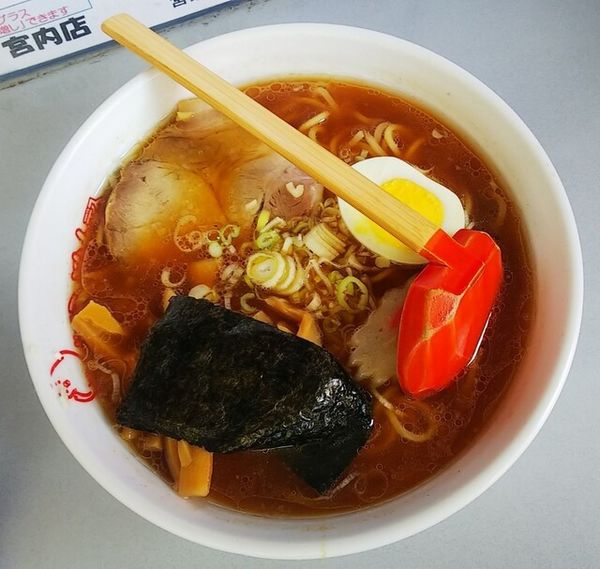 「醤油らーめん600円」@ハイらーめんデス 宮内店の写真