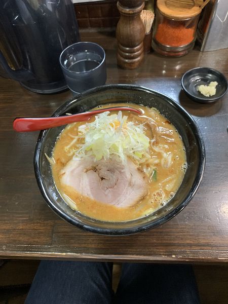 「辛みそラーメン　ヤサイ　ニンニク　マシ」@麺処 花田 池袋店の写真