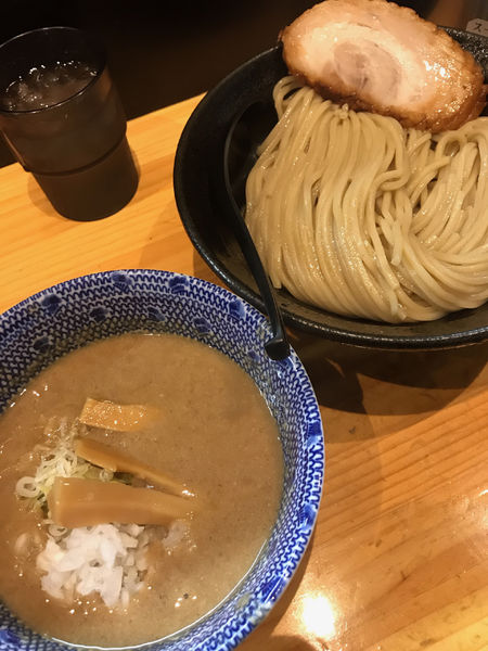 「つけ麺(中盛)＋辛いやつ」@自家製麺TANGOの写真