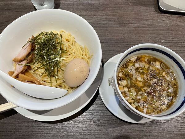 「味玉つけそば」@かみなり中華そば店の写真