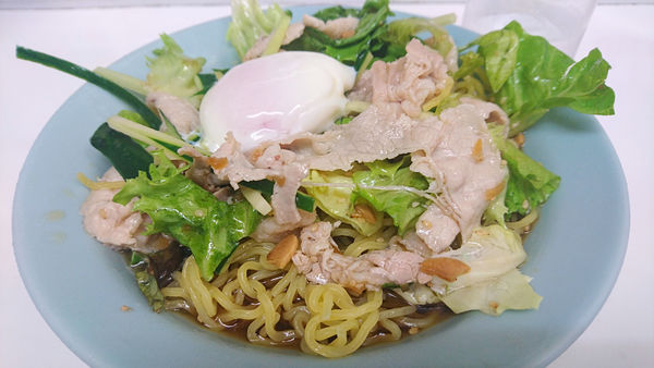 「【昼】肉スタミナ冷し中華」@兆楽 道玄坂店の写真