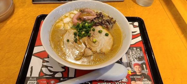 「きら星2種盛りチャーシューどとんこつ」@らあめん花月嵐 荏原中延駅前店の写真