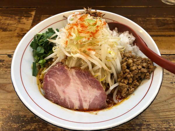 「辛味噌まぜそば」@東京味噌らーめん 鶉の写真