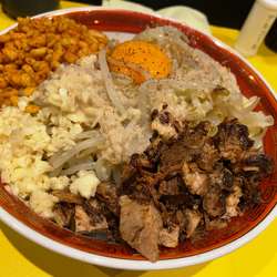 まぜそば大＋カレー玉