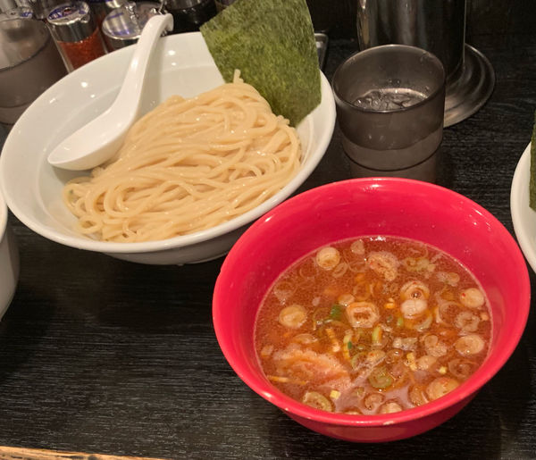 「辛つけ麺」@大勝軒 まるいち 新宿東南口店の写真