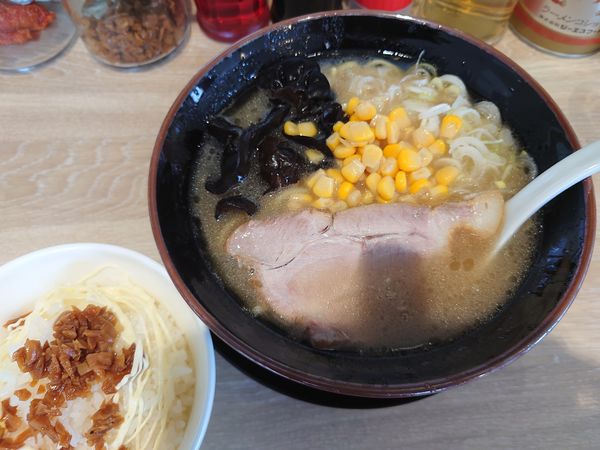 「塩ラーメン680円＋ライス（並）100円」@ラーメン桜道の写真