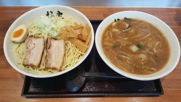 「柳家つけ麺大盛」@柳家 一関店の写真