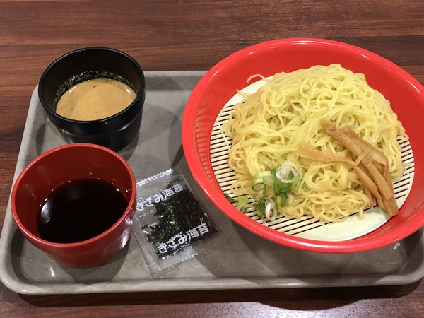 「ざるラーメン　￥３９０」@スガキヤ イオンモール大髙店の写真