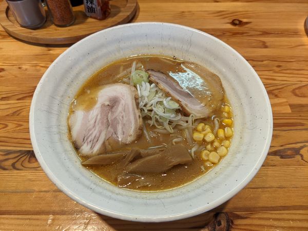 「旭川味噌らーめん　830円」@旭川らーめん かじべえの写真