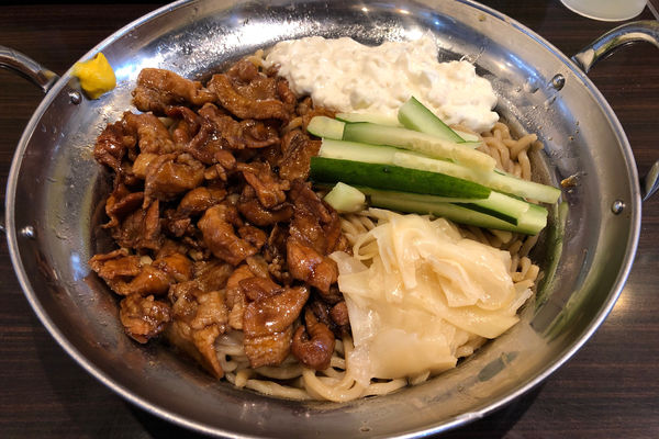 「小冷やし中華 950円」@立川マシマシ 8号店の写真