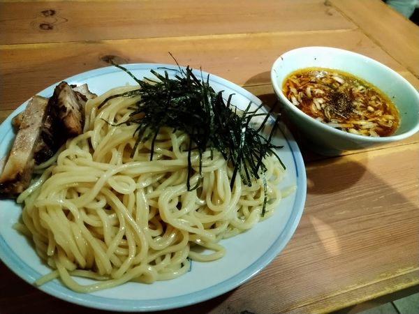「つけそば　並300ｇ　800円　冷盛り」@自家製麺 うろたの写真