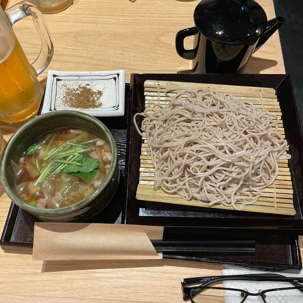 「きざみ鴨せいろ」@たまの里 府中店の写真