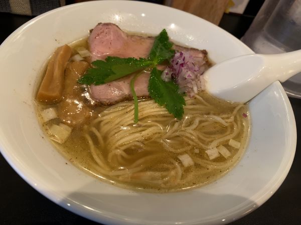 「塩蕎麦＋和え玉」@中華蕎麦 ごとうの写真