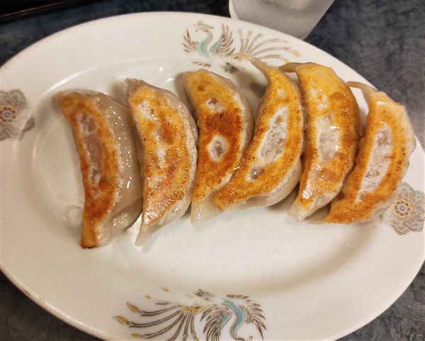 「餃子(6個)  400円」@中華料理 ぼたんの写真