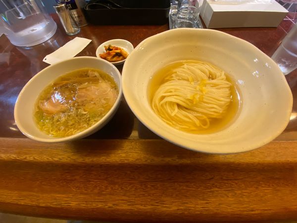 「煮干し水の塩つけ麺」@らぁめん しゅきの写真
