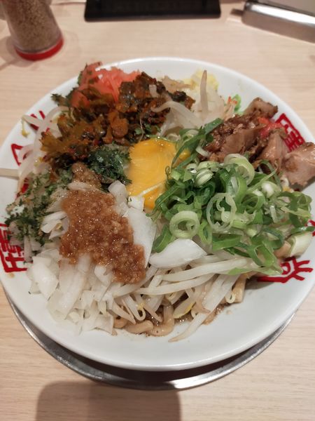 「博多もんじゃそば」@博多一風堂 浅草橋本舗の写真