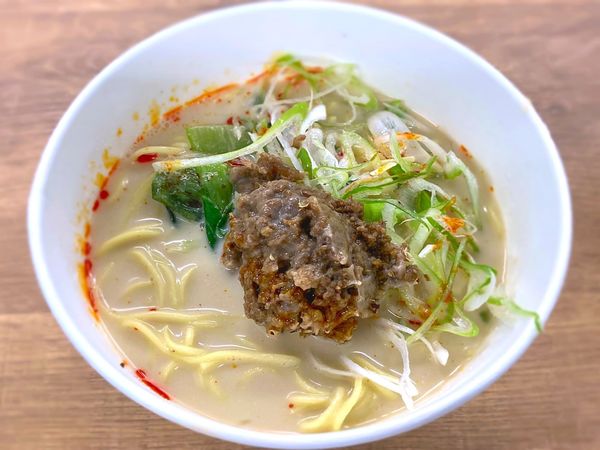 「ﾃｲｸｱｳﾄ ①冷やし担々麺￥500」@小石川テラスの写真