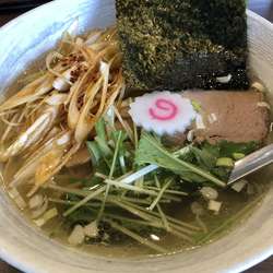 塩らぁめん+味玉plusネギ