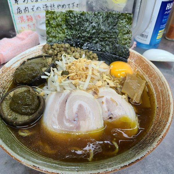 「鮟鱇肝　ラーメン　限定10杯」@覆麺 智の写真
