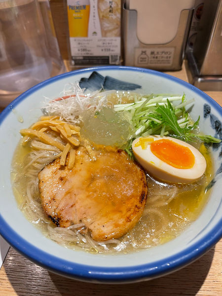 「期間限定冷やしゆず塩（1280円）」@AFURI 恵比寿の写真