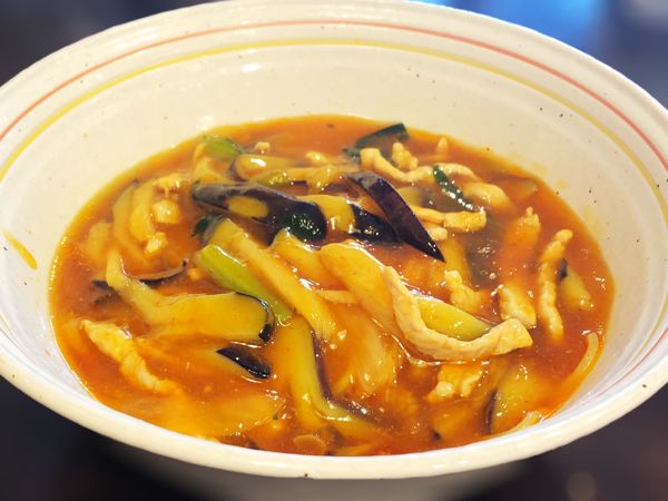 「ウーシャン麺」@愛と勇気と炎の拉麺屋 たいらん 太郎の写真