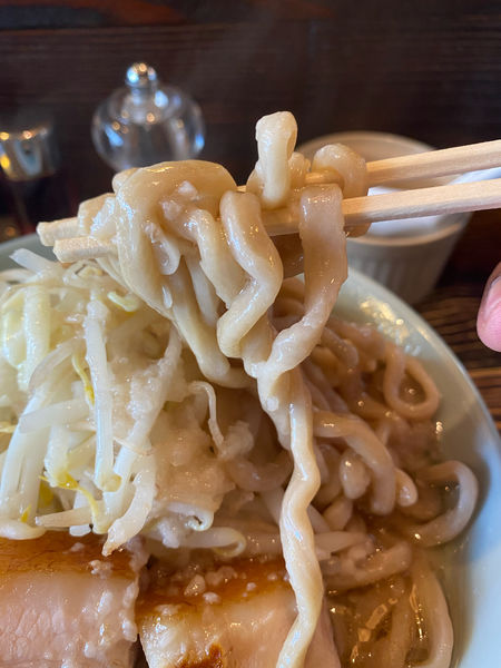 「大麺大盛り」@らぁめん大山 中里店の写真