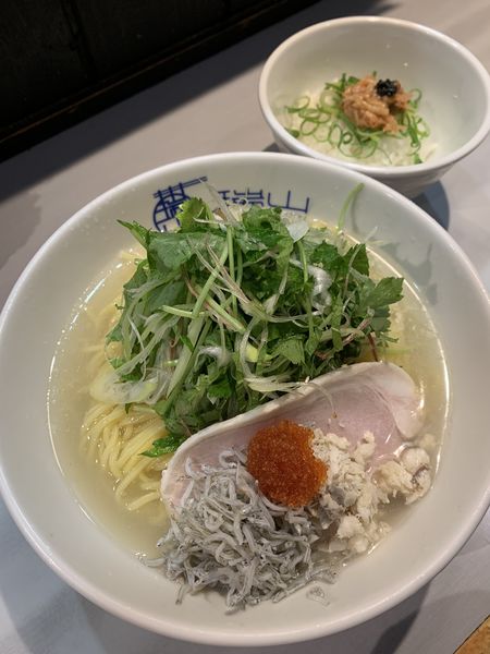 「【限定】冷やし鯛骨ラーメン(ご飯割付き) 1000円」@中華蕎麦 瑞山（ZUIZAN）の写真