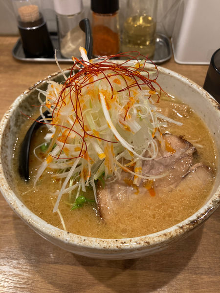 「辛味噌　中盛」@自家製麺 らーめん工房 縁の写真