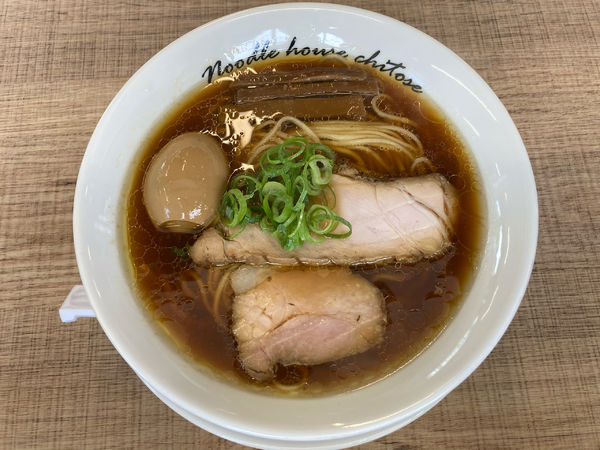 「らぁ麺煮玉子」@麺庵ちとせの写真