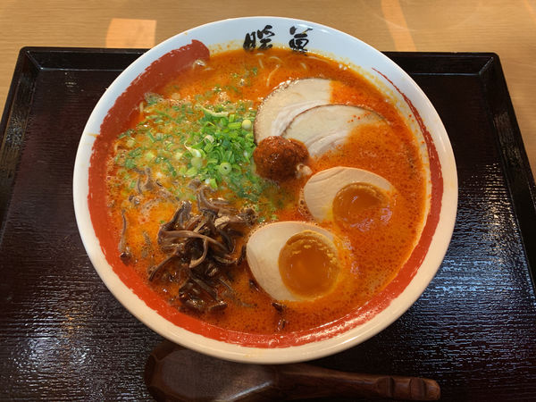 「烈火ラーメン」@ラーメン暖暮 横浜鶴屋町店の写真