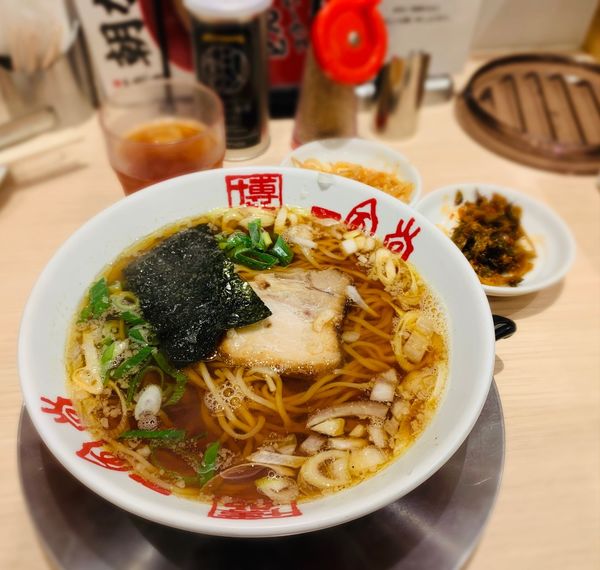 「朝らーめん（￥500）」@博多一風堂 浅草橋本舗の写真