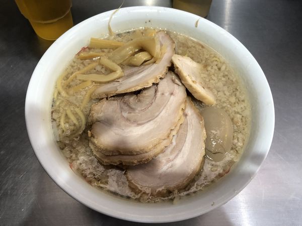 「チャーシューメン味付玉子」@ホープ軒 千駄ヶ谷本店の写真