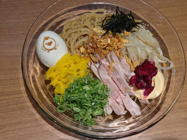 「限定黒の冷やし鶏soba」@鶏Soba Toraやの写真