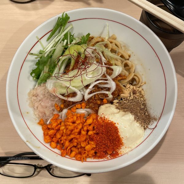 「冷やしまぜそば～担々麺～」@鷹の目 蒲田店の写真