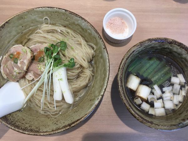 「【夏季限定】アゴ煮干昆布水の冷やしつけそば」@らぁ麺 はやし田 横浜店の写真