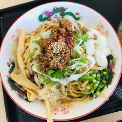 【限定】冷やし汁無しタンタン麺＋サービスマーボー丼