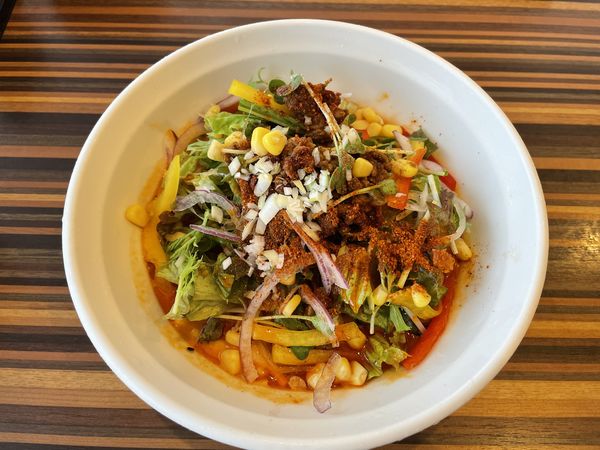 「限定・冷やしサラダ担々麺（辛3）980円」@Chinese Dining 胡食 ~kokuu~の写真