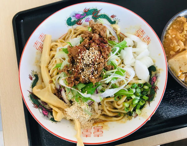 「【限定】冷やし汁無しタンタン麺＋サービスマーボー丼」@千極煮干 アネックスの写真