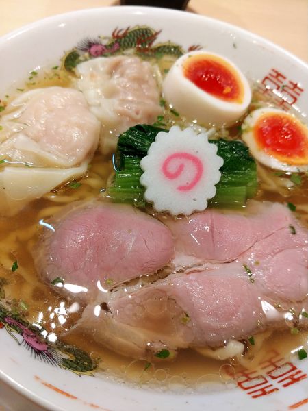 「ちょっとずつワンタン麺・山椒」@キング製麺の写真