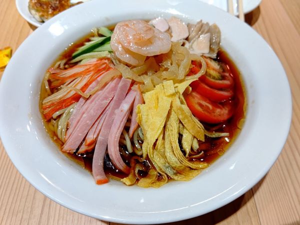 「冷し中華(並盛)880円」@創作中華料理 名采の写真