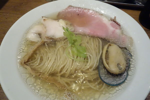 「貝出汁中華そば（白）」@麺屋58の写真