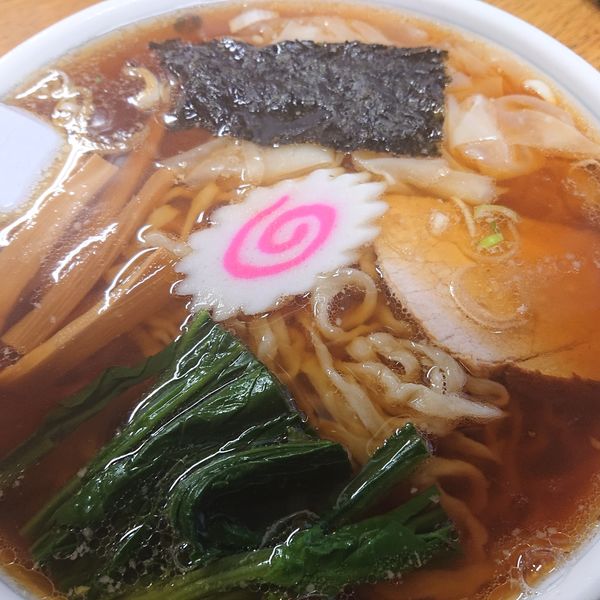 「ワンタンメン850円」@茶釜 本店の写真