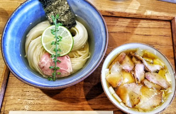 「昆布水のつけ麺　醤油（350ｇ）」@YOKOKURA STOREHOUSEの写真