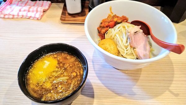 「【限定】ラタトゥイユのスパイシーカレーつけ麺」@拉麺 大公 南太田本店の写真