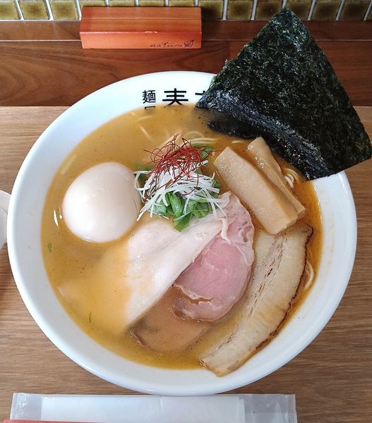 「特製海老花麺 (雑炊付き)1350円」@麺屋 春花の写真