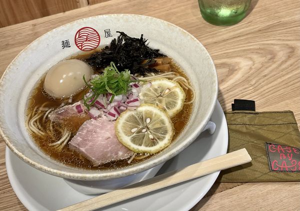 「味玉冷製鯵煮干しらぁ麺」@麺屋 YAMATOの写真