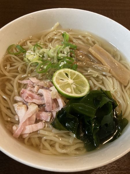 「冷やしイリコそば¥850＋大もり¥100」@中華そば いぶきの写真